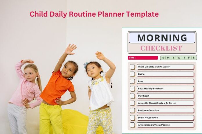 Kids Educational Daily Planner Template ( Hindi)